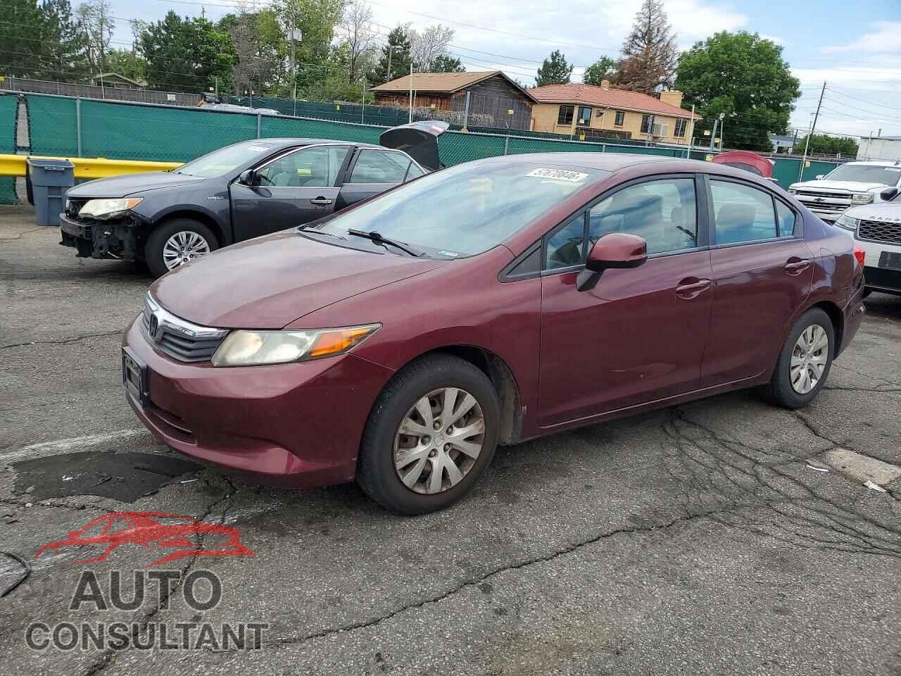 HONDA CIVIC 2012 - 2HGFB2F57CH596213