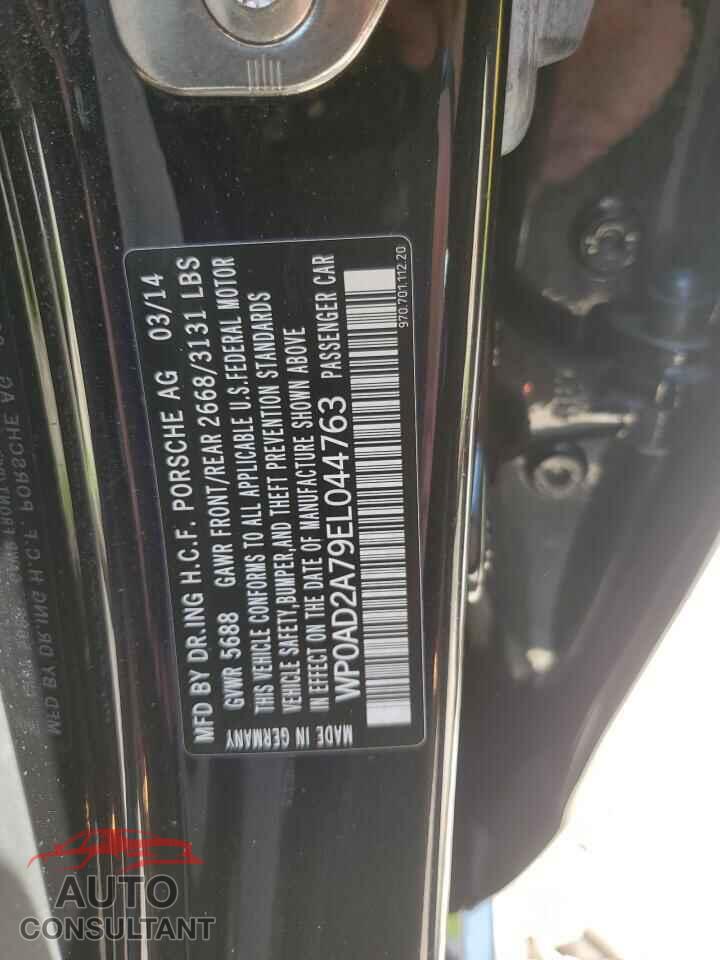 PORSCHE PANAMERA 2014 - WP0AD2A79EL044763
