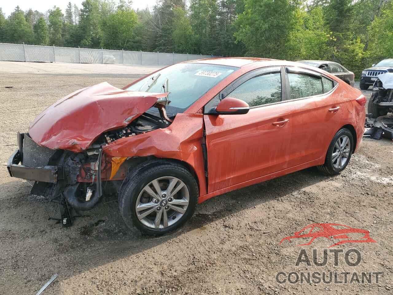 HYUNDAI ELANTRA 2017 - KMHD84LF5HU099576