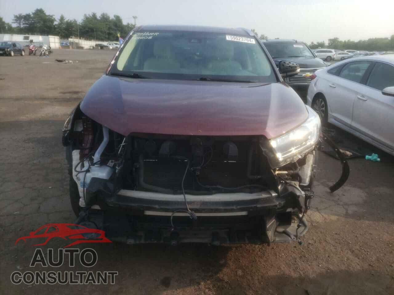 TOYOTA HIGHLANDER 2017 - 5TDDGRFH0HS034009