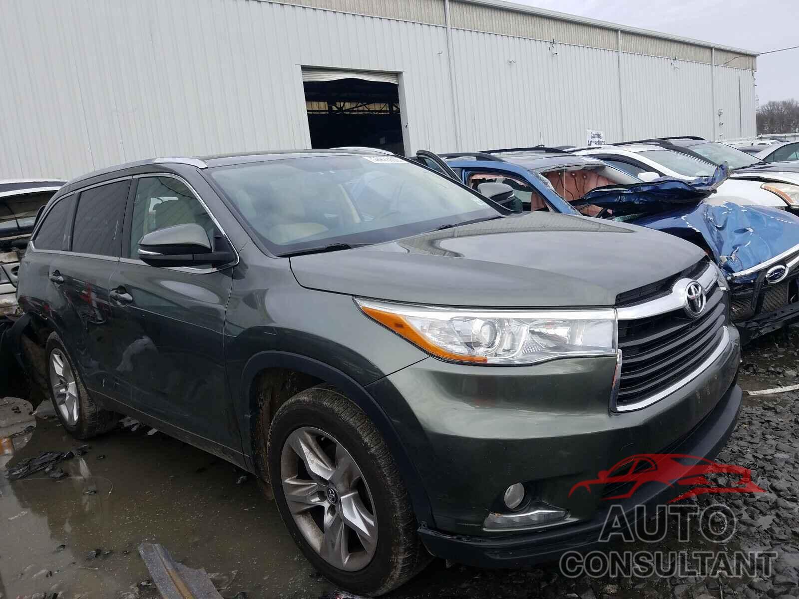 TOYOTA HIGHLANDER 2016 - 5TDDKRFH8GS298558