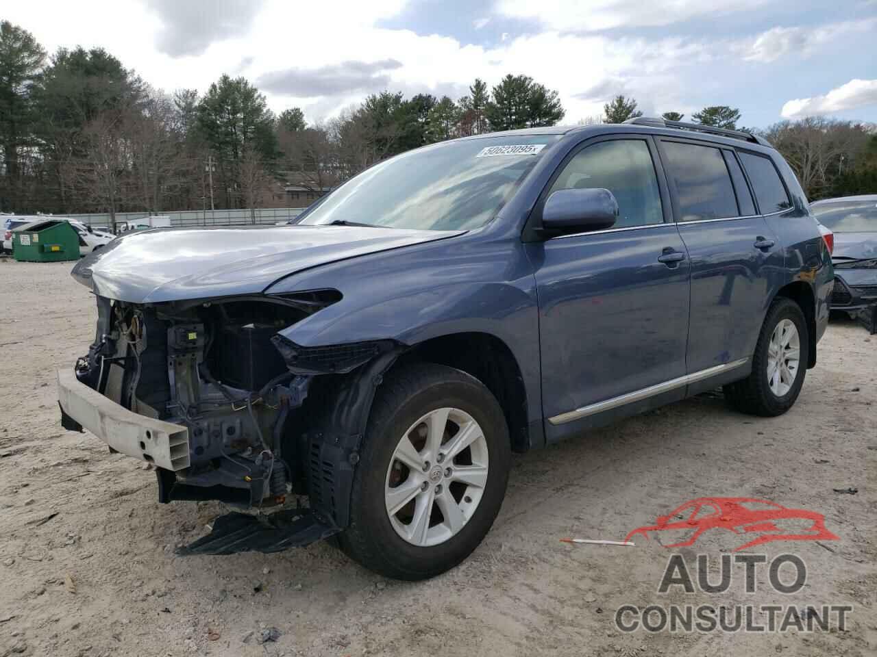 TOYOTA HIGHLANDER 2013 - 5TDBK3EHXDS203287