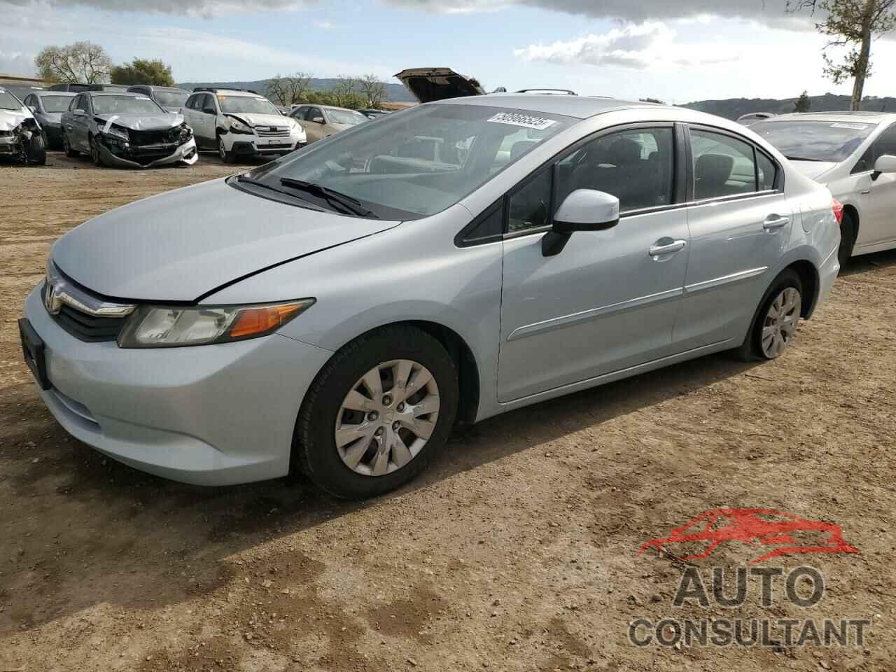 HONDA CIVIC 2012 - 19XFB2F50CE347469