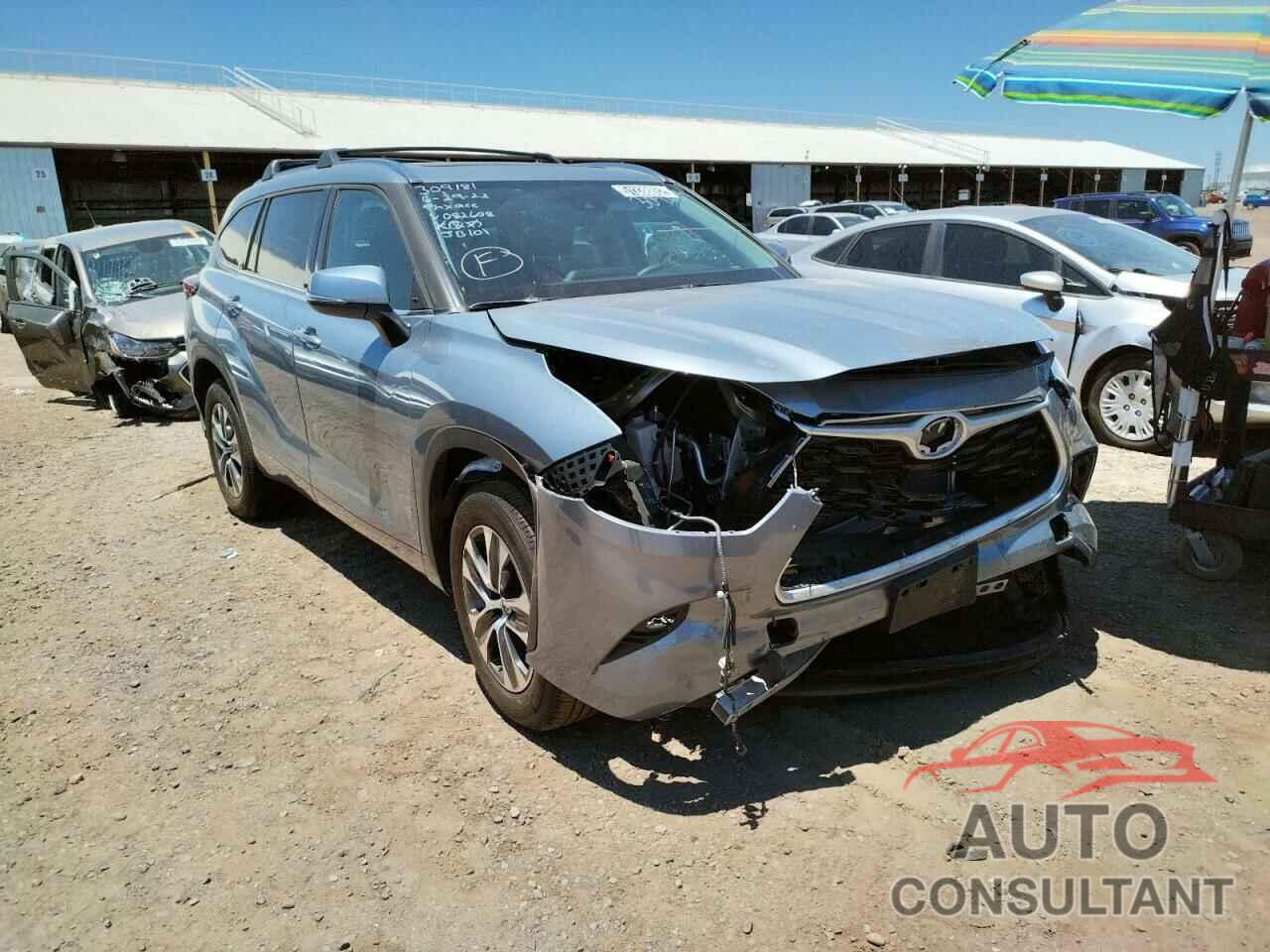 TOYOTA HIGHLANDER 2021 - 5TDGZRAH8MS082608