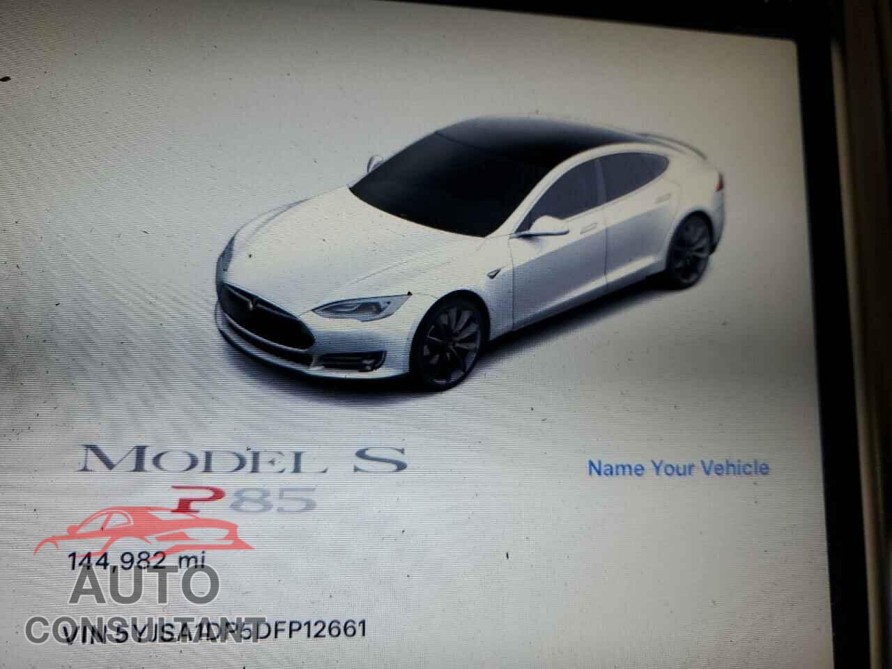 TESLA MODEL S 2013 - 5YJSA1DP5DFP12661