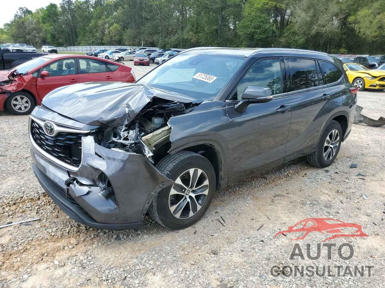 TOYOTA HIGHLANDER 2021 - 5TDGZRAH3MS537588