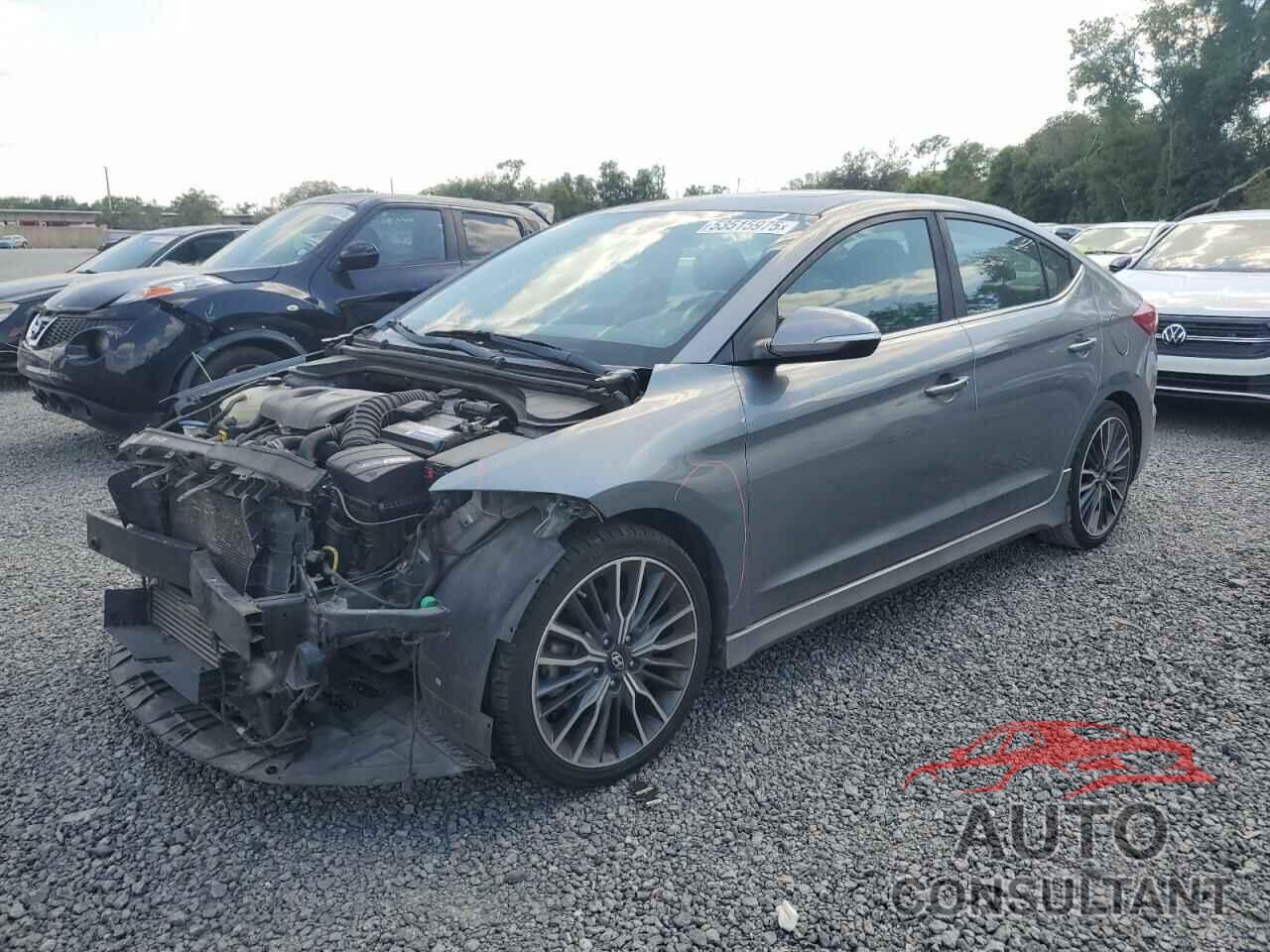 HYUNDAI ELANTRA 2018 - KMHD04LB6JU486406