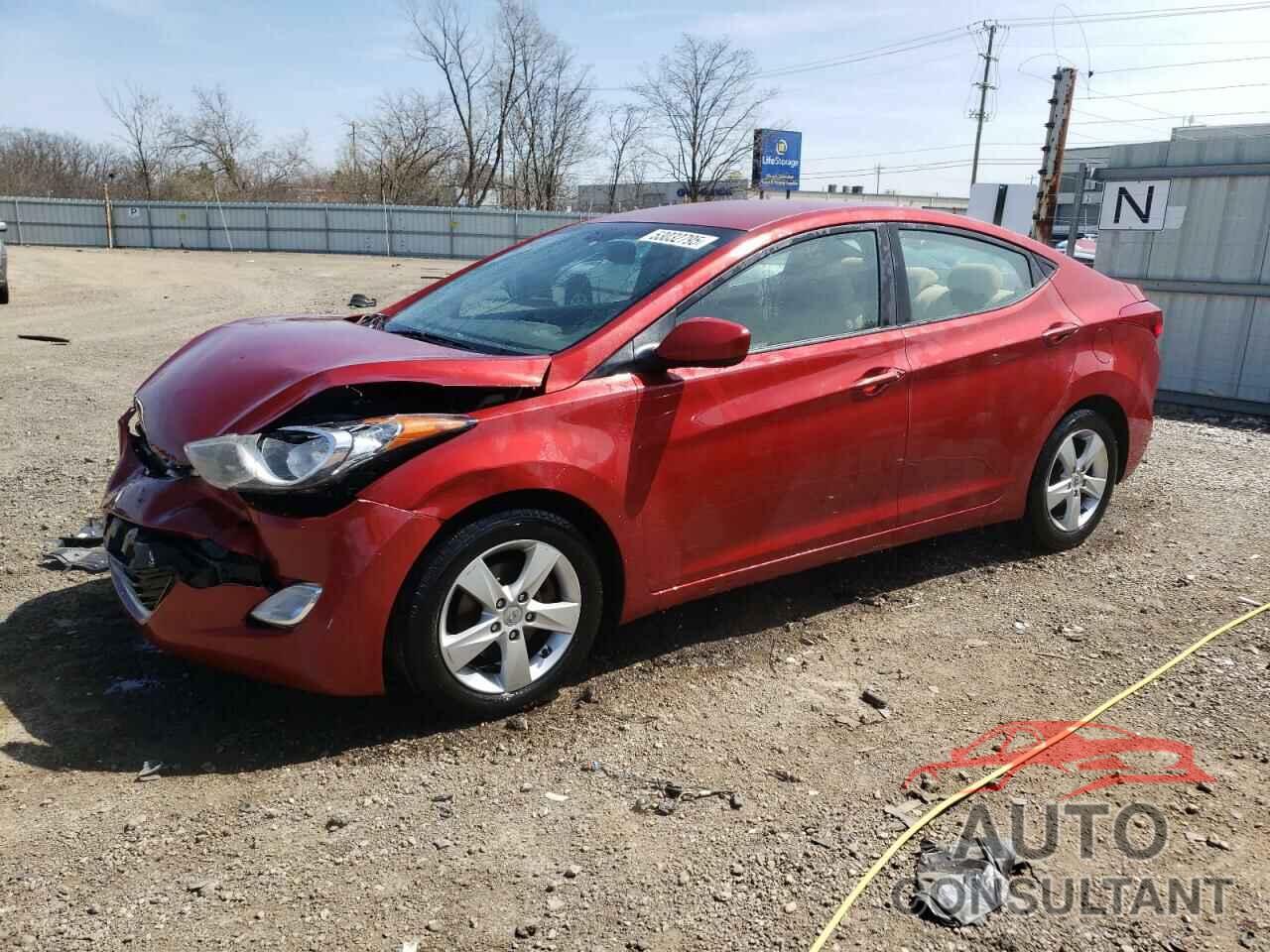 HYUNDAI ELANTRA 2012 - KMHDH4AE5CU358764