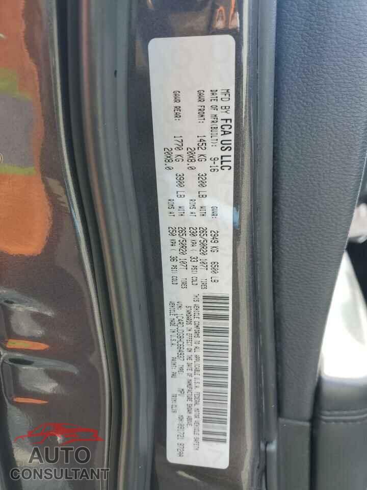 DODGE DURANGO 2017 - 1C4RDJDG8HC664937