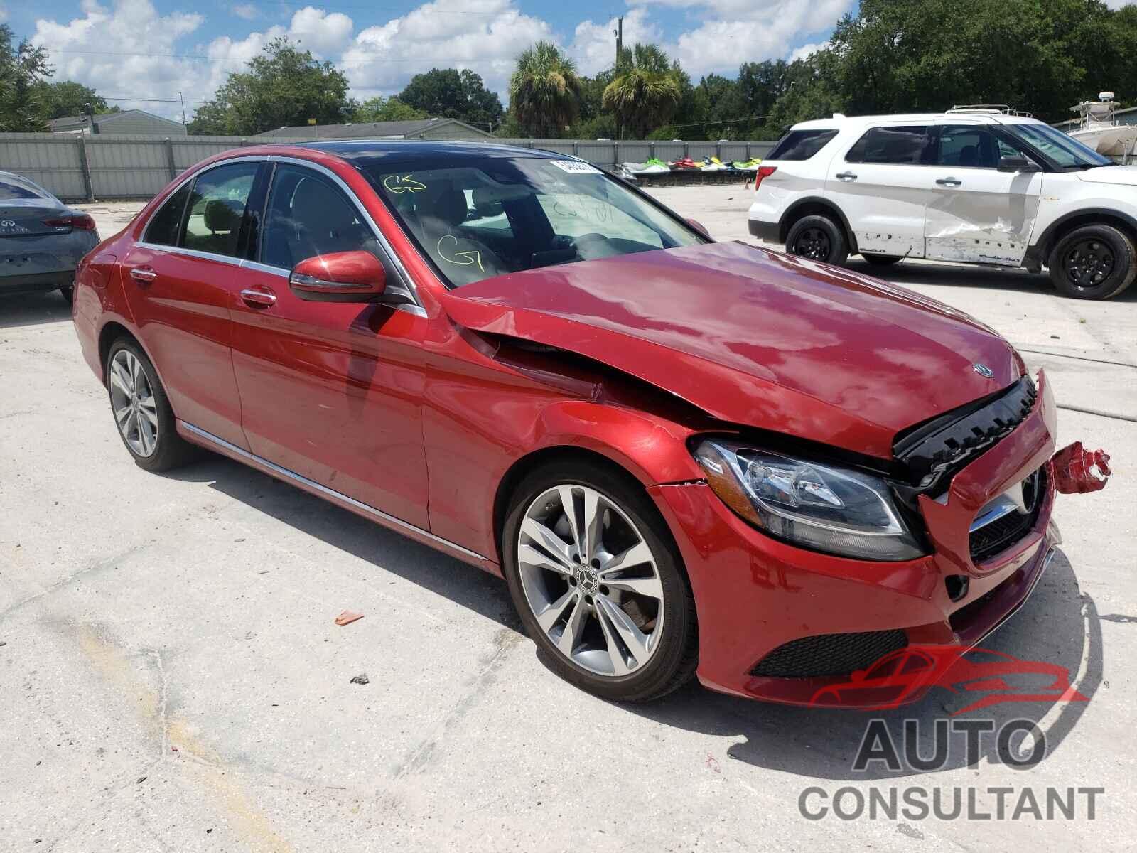 MERCEDES-BENZ C-CLASS 2018 - WDDWF4JB4JR391608