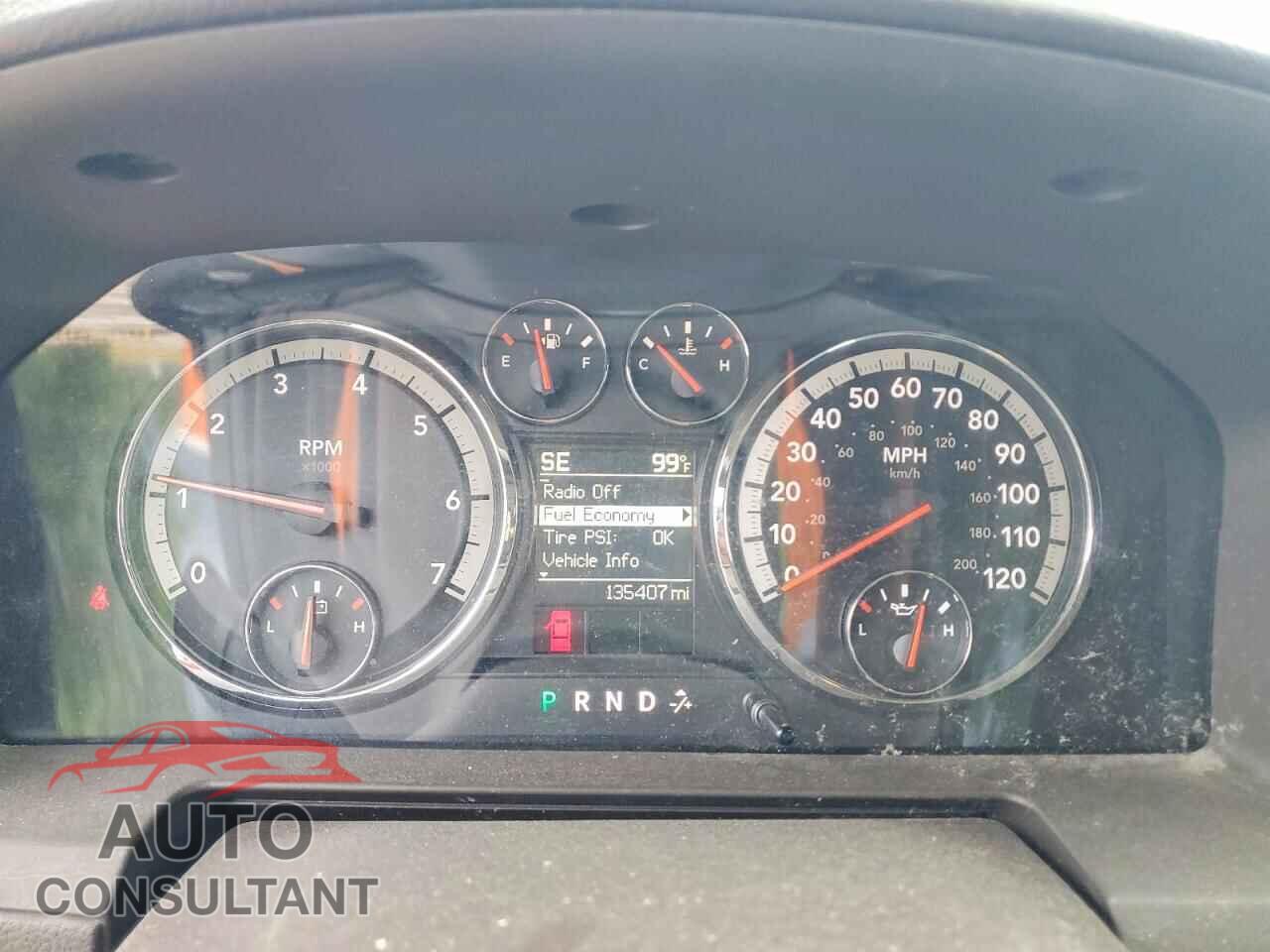 DODGE RAM 1500 2012 - 1C6RD7JT3CS196285