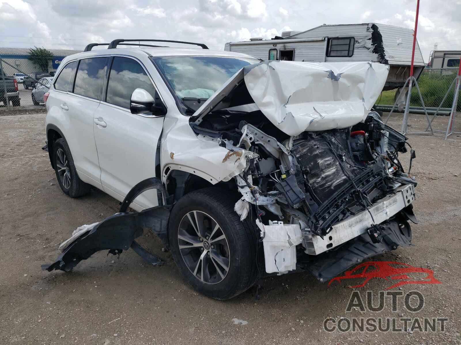 TOYOTA HIGHLANDER 2017 - 5TDZZRFH4HS228932