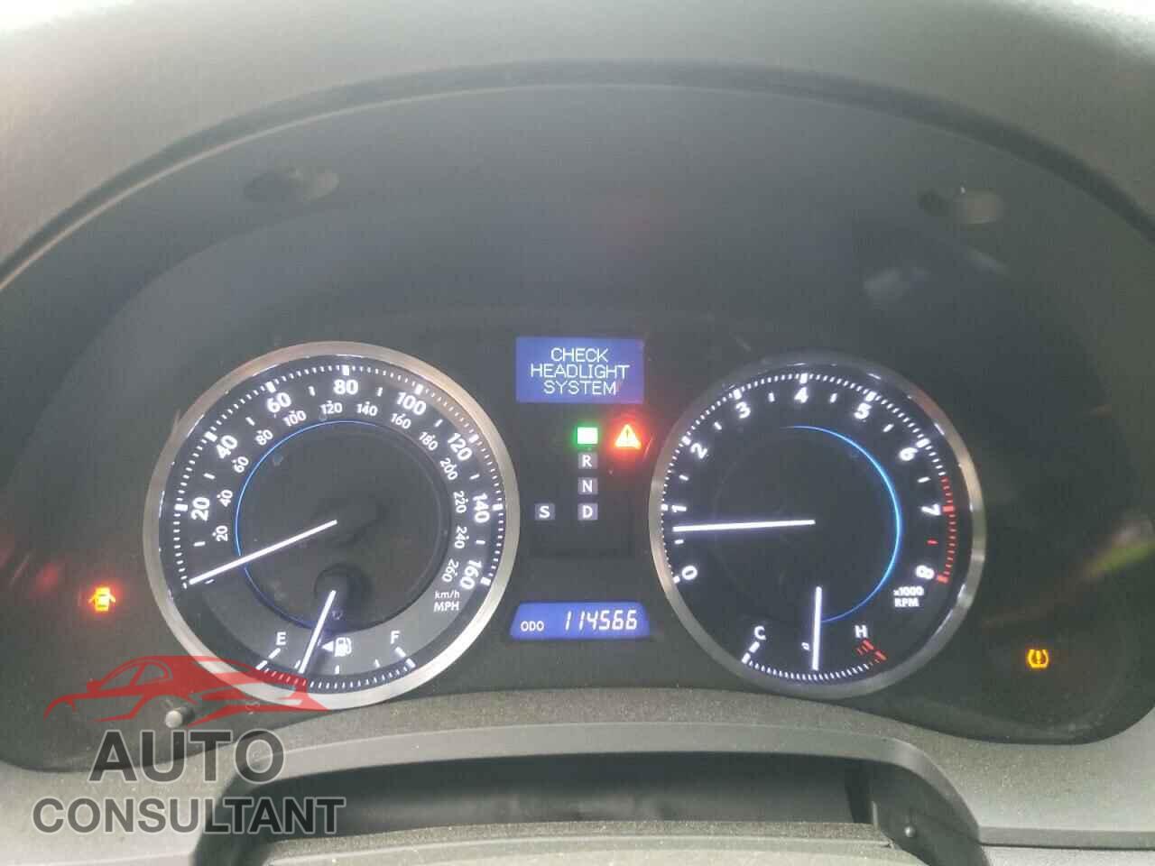 LEXUS IS 2012 - JTHBF5C26C5163856