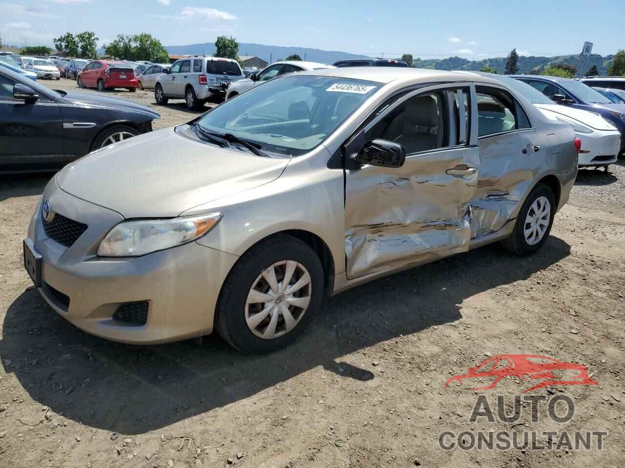 TOYOTA COROLLA 2009 - 1NXBU40E89Z160404