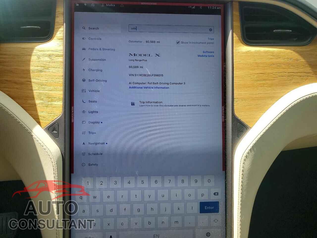TESLA MODEL X 2020 - 5YJXCBE28LF298315