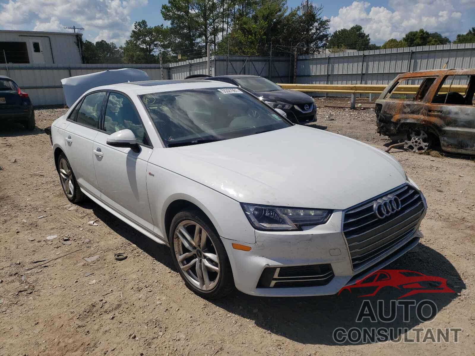 AUDI A4 2017 - WAUKMAF47HN059104