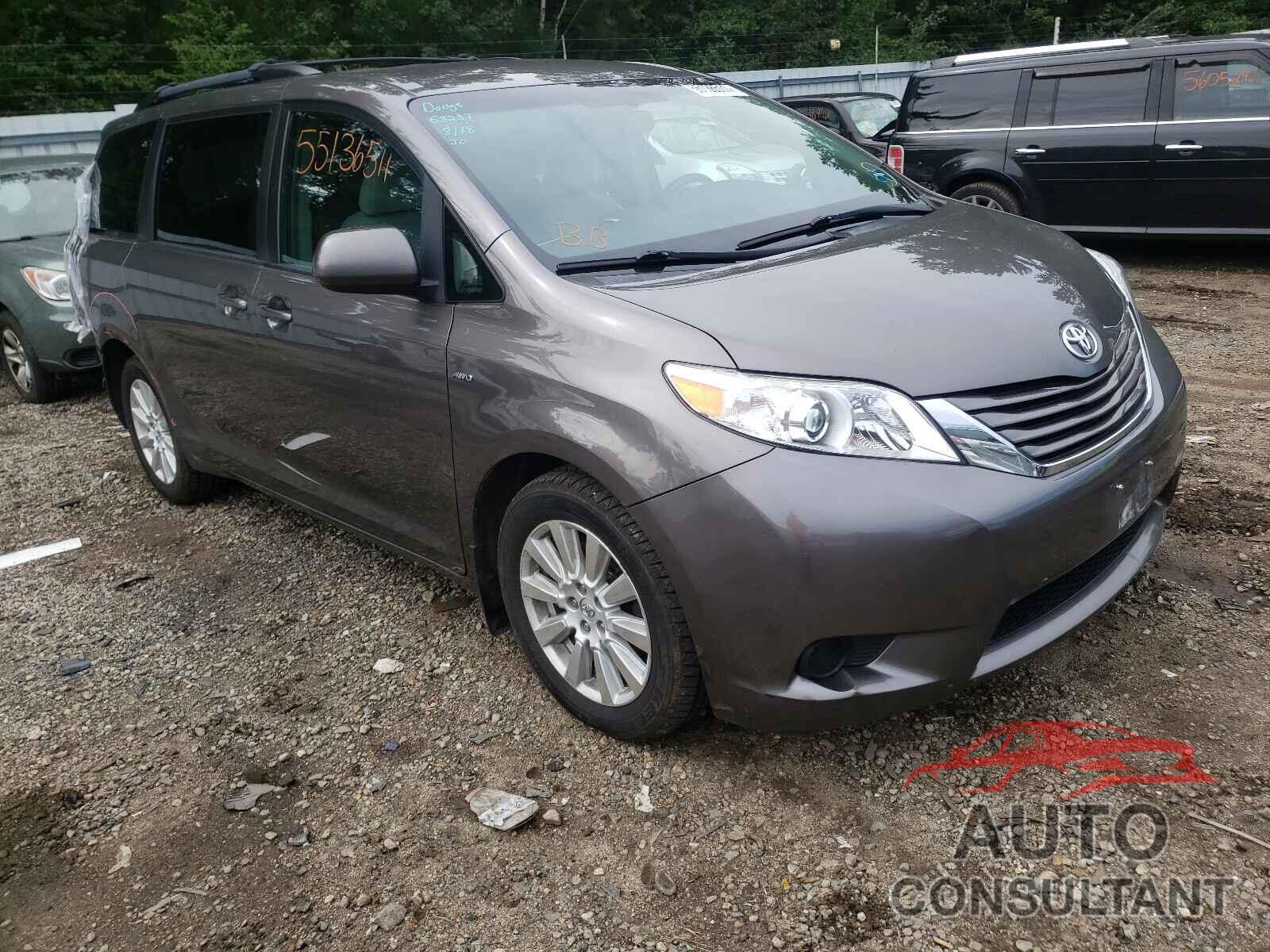 TOYOTA SIENNA 2017 - 5TDJZ3DC4HS154168