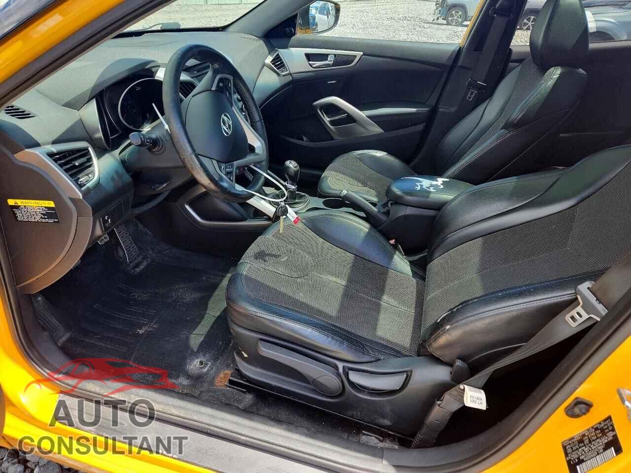 HYUNDAI VELOSTER 2012 - KMHTC6AD2CU078667