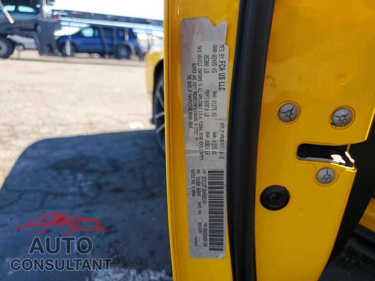 DODGE CHALLENGER 2017 - 2C3CDZFJ3HH502163