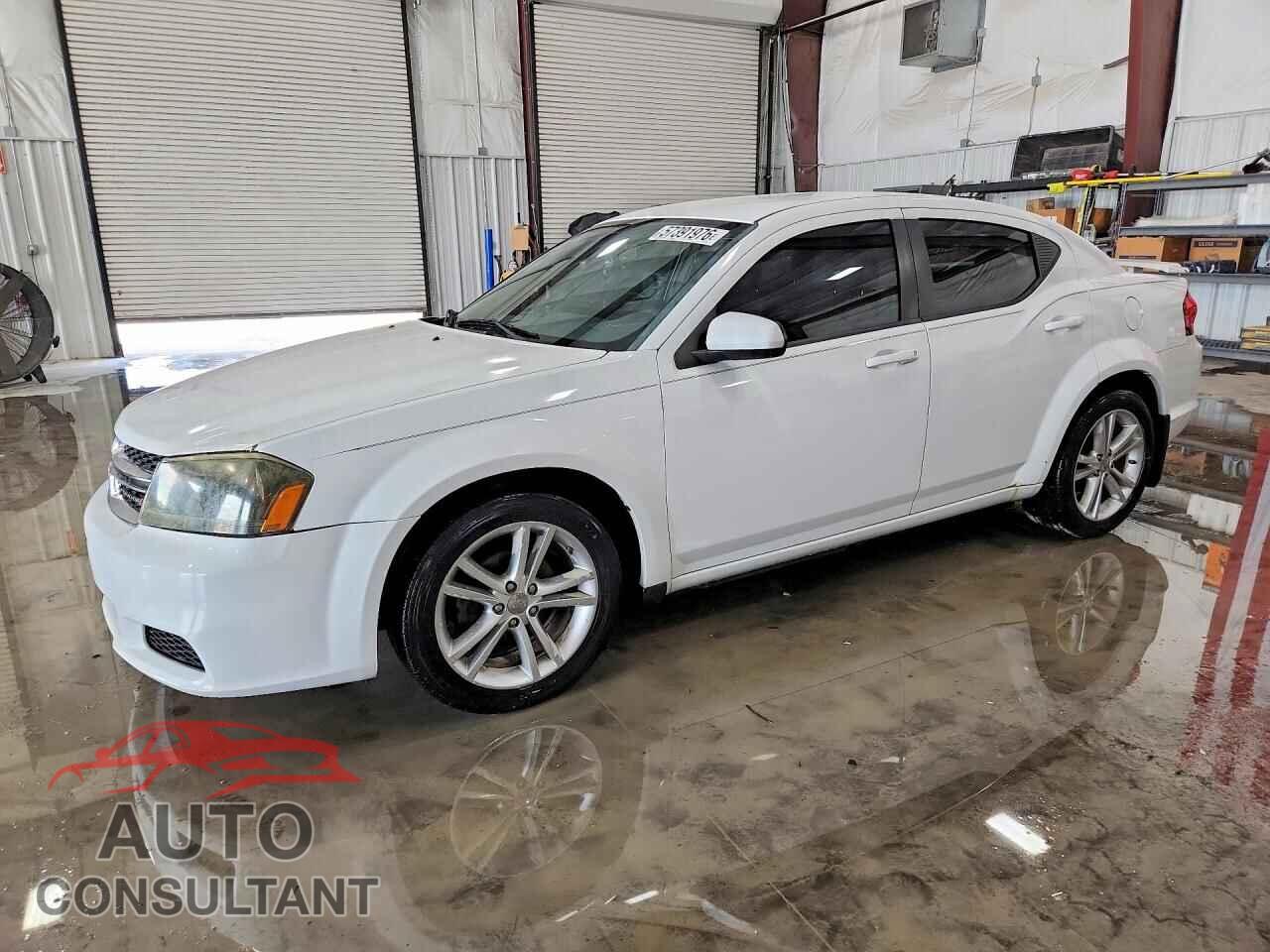 DODGE AVENGER 2012 - 1C3CDZCB1CN253360