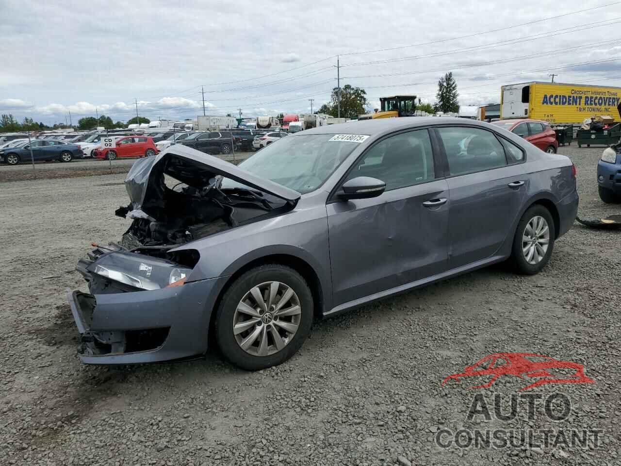 VOLKSWAGEN PASSAT 2012 - 1VWAP7A37CC018612