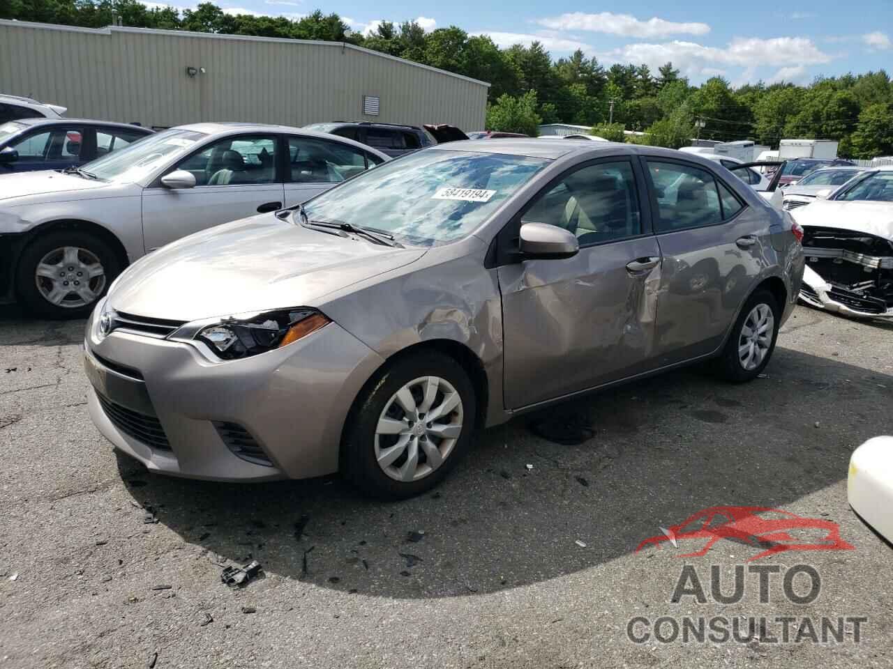 TOYOTA COROLLA 2016 - 2T1BURHE7GC647612