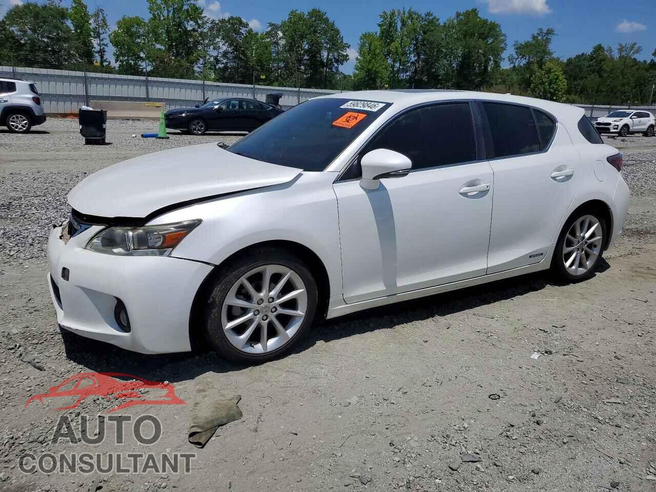 LEXUS CT 200 2012 - JTHKD5BH3C2114918