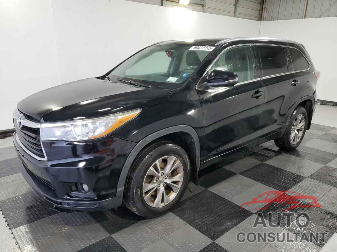 TOYOTA HIGHLANDER 2015 - 5TDJKRFH3FS098351