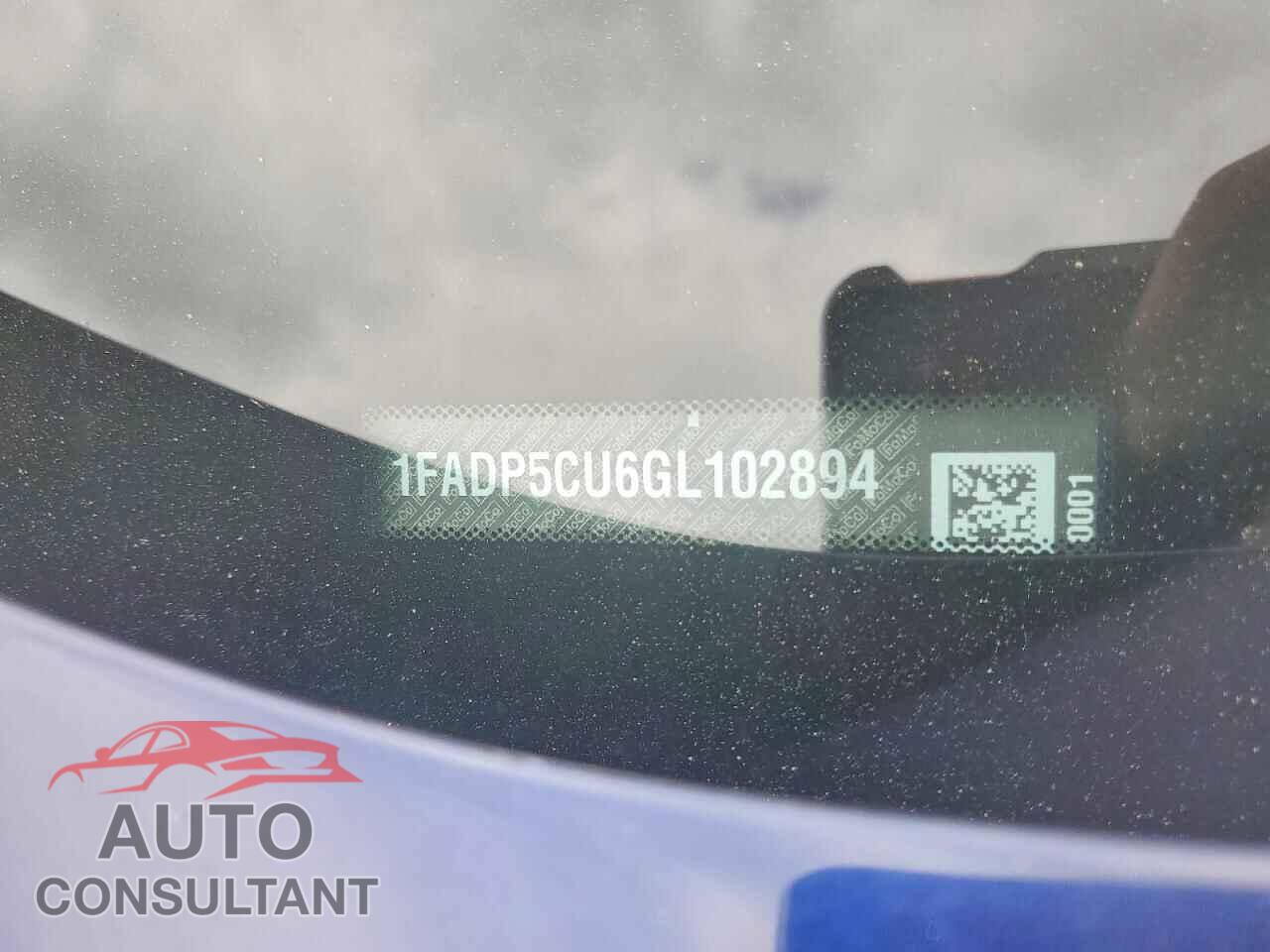 FORD CMAX 2016 - 1FADP5CU6GL102894