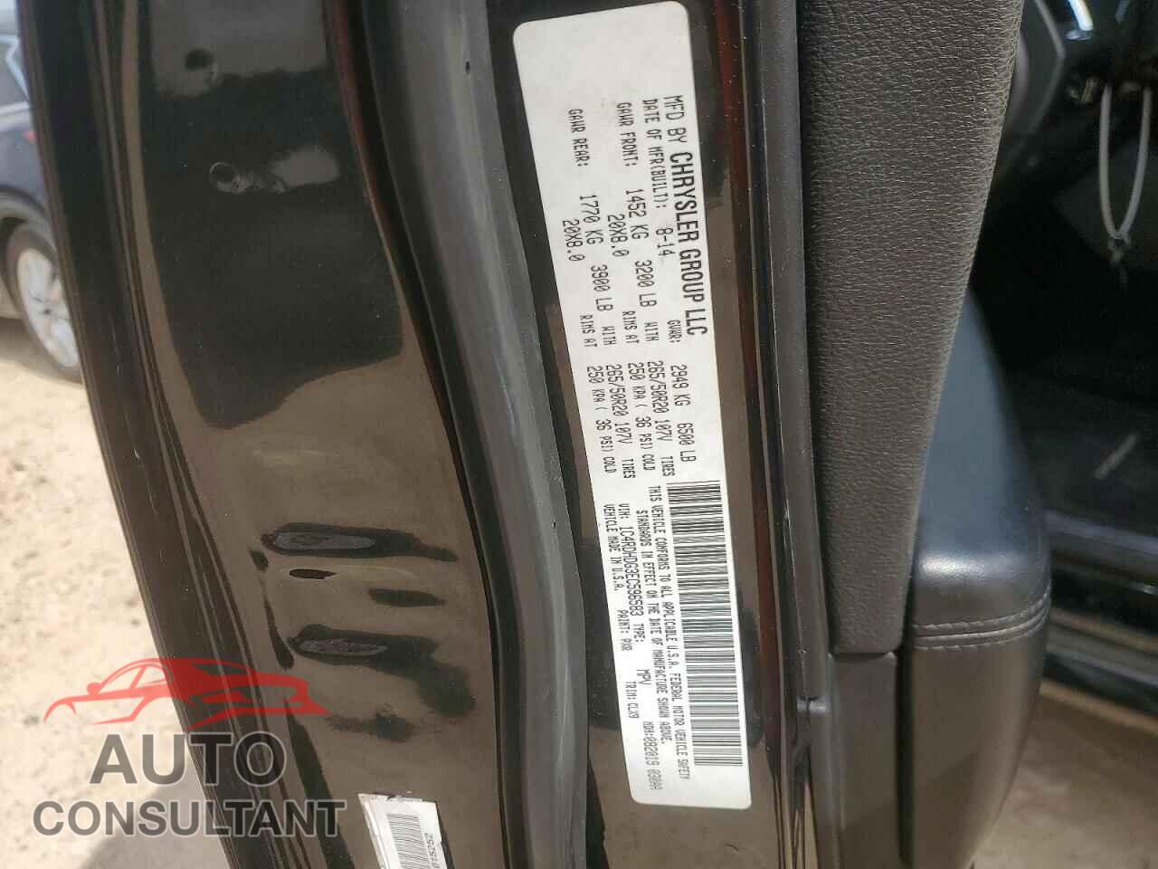 DODGE DURANGO 2014 - 1C4RDHDG3EC596583