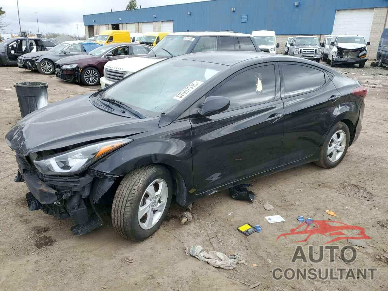 HYUNDAI ELANTRA 2014 - KMHDH4AE5EU074649