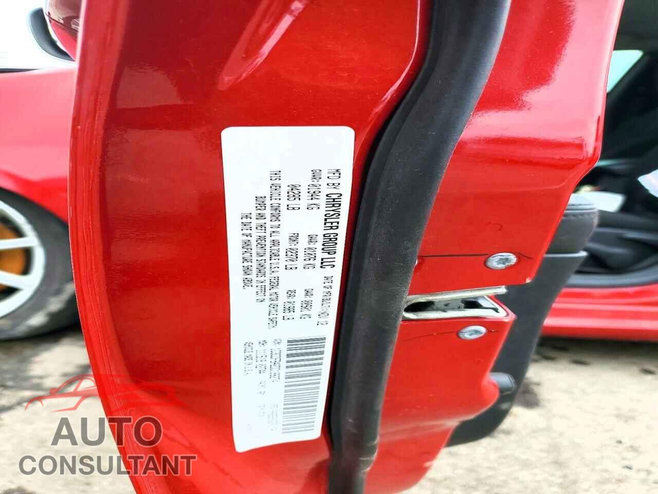 DODGE DART 2013 - 1C3CDFBA2DD188274