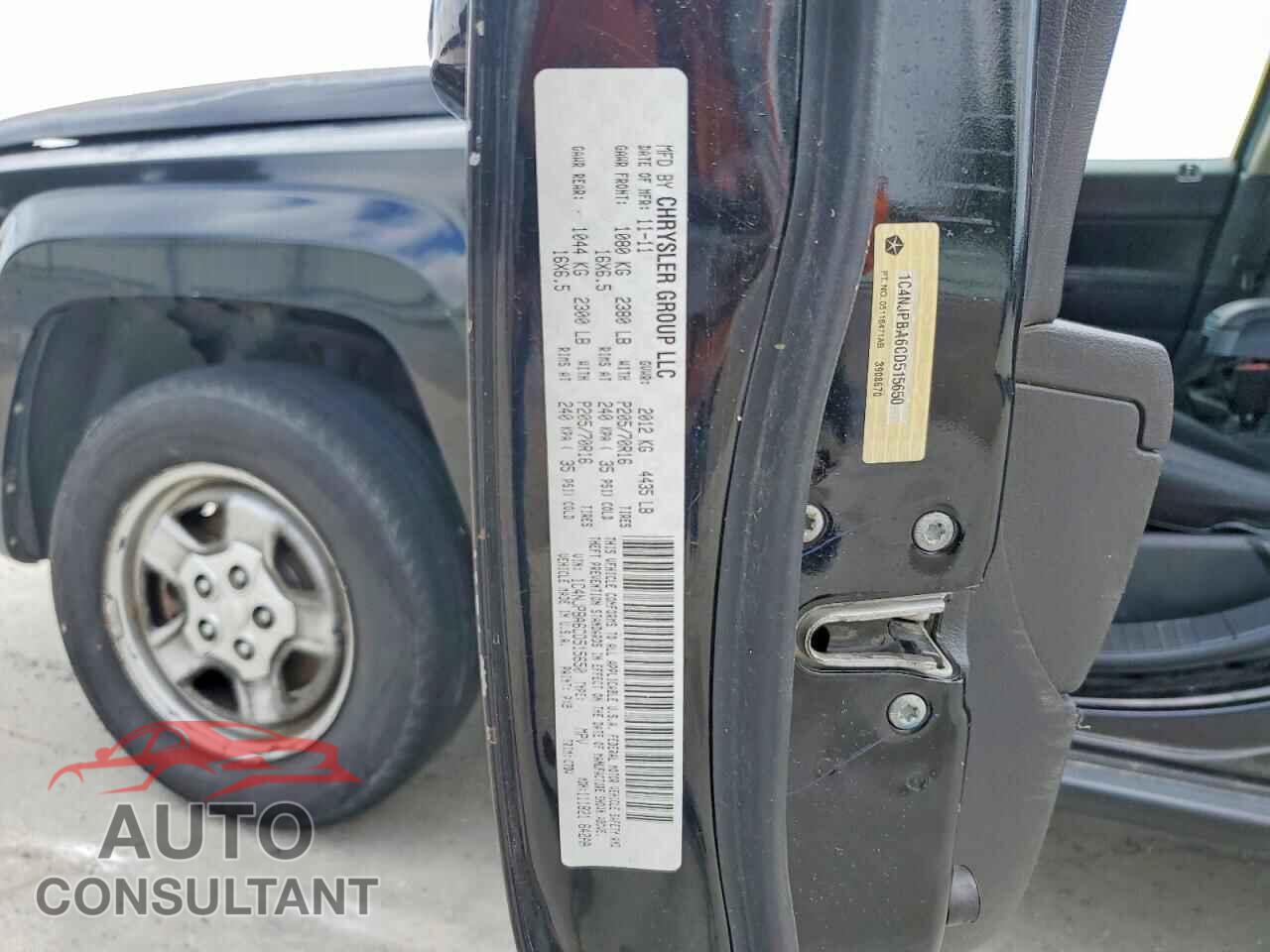 JEEP PATRIOT 2012 - 1C4NJPBA6CD515650