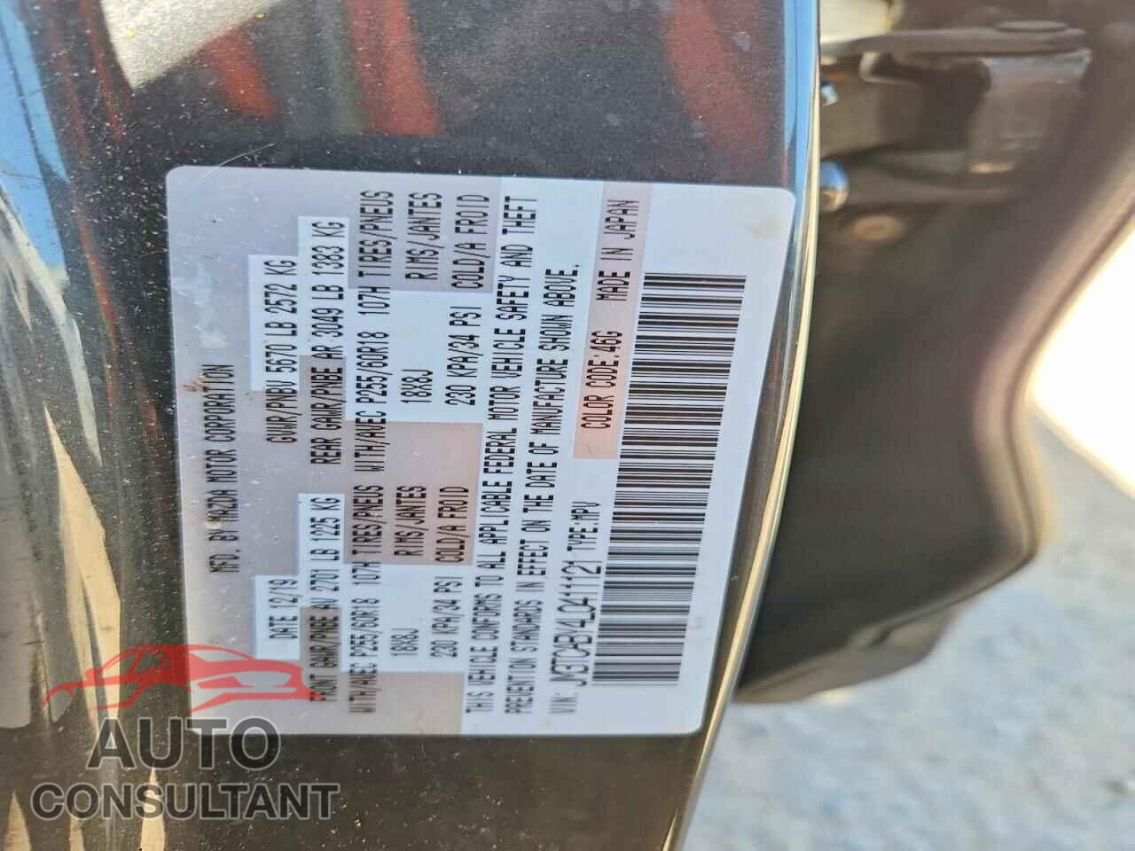 MAZDA CX-9 2020 - JM3TCABY4L0411121