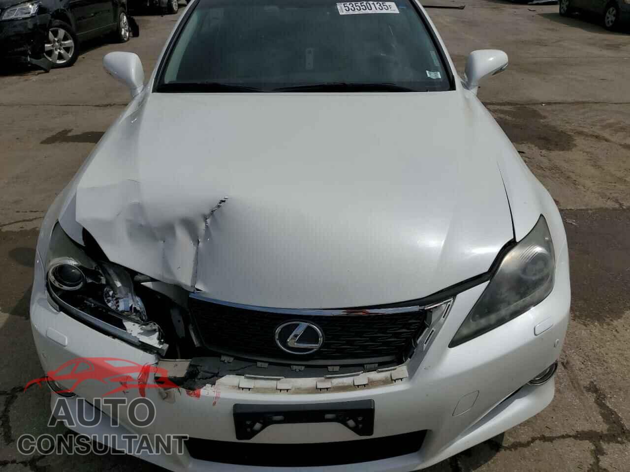LEXUS IS 2012 - JTHFF2C23C2524901