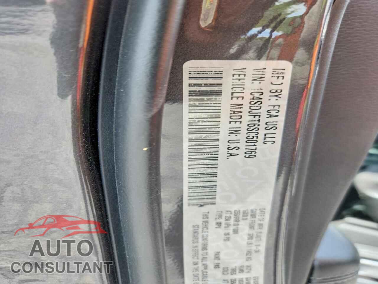 DODGE DURANGO 2025 - 1C4SDJFT6SC501769