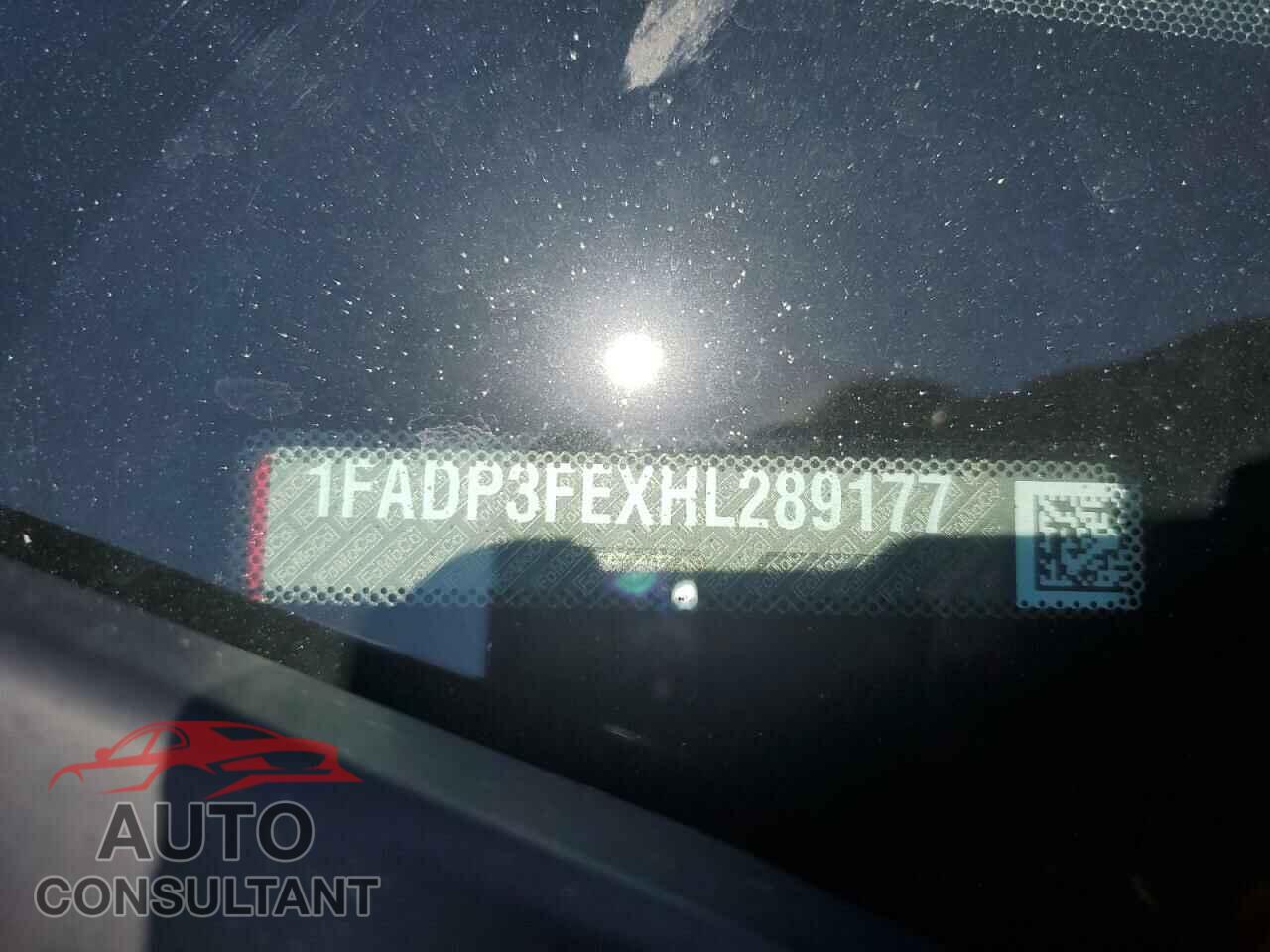 FORD FOCUS 2017 - 1FADP3FEXHL289177