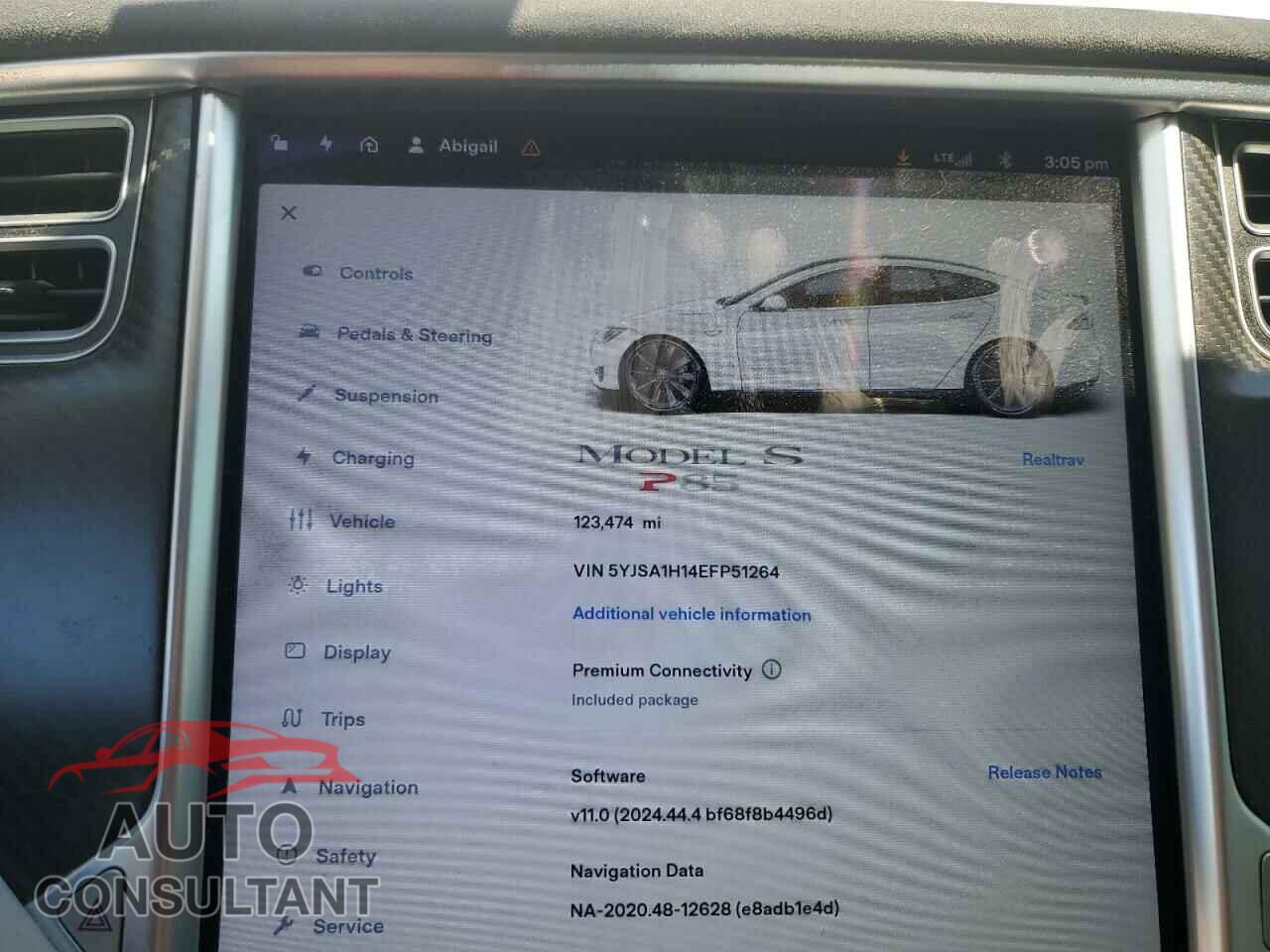 TESLA MODEL S 2014 - 5YJSA1H14EFP51264