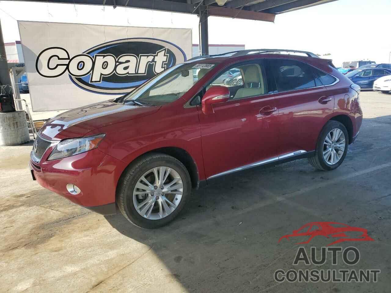LEXUS RX450 2012 - JTJBC1BA2C2430128
