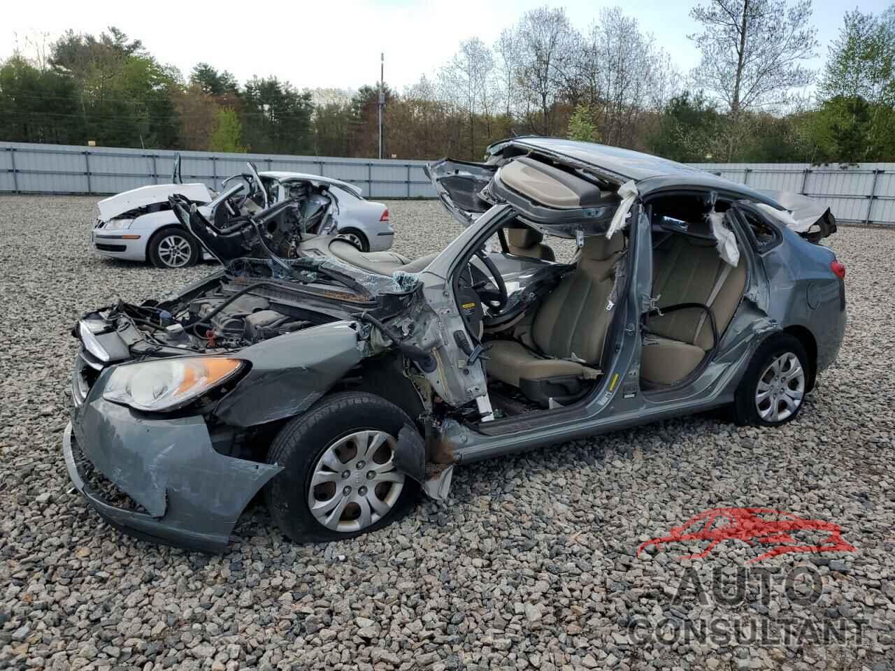 HYUNDAI ELANTRA 2010 - KMHDU4AD7AU828910