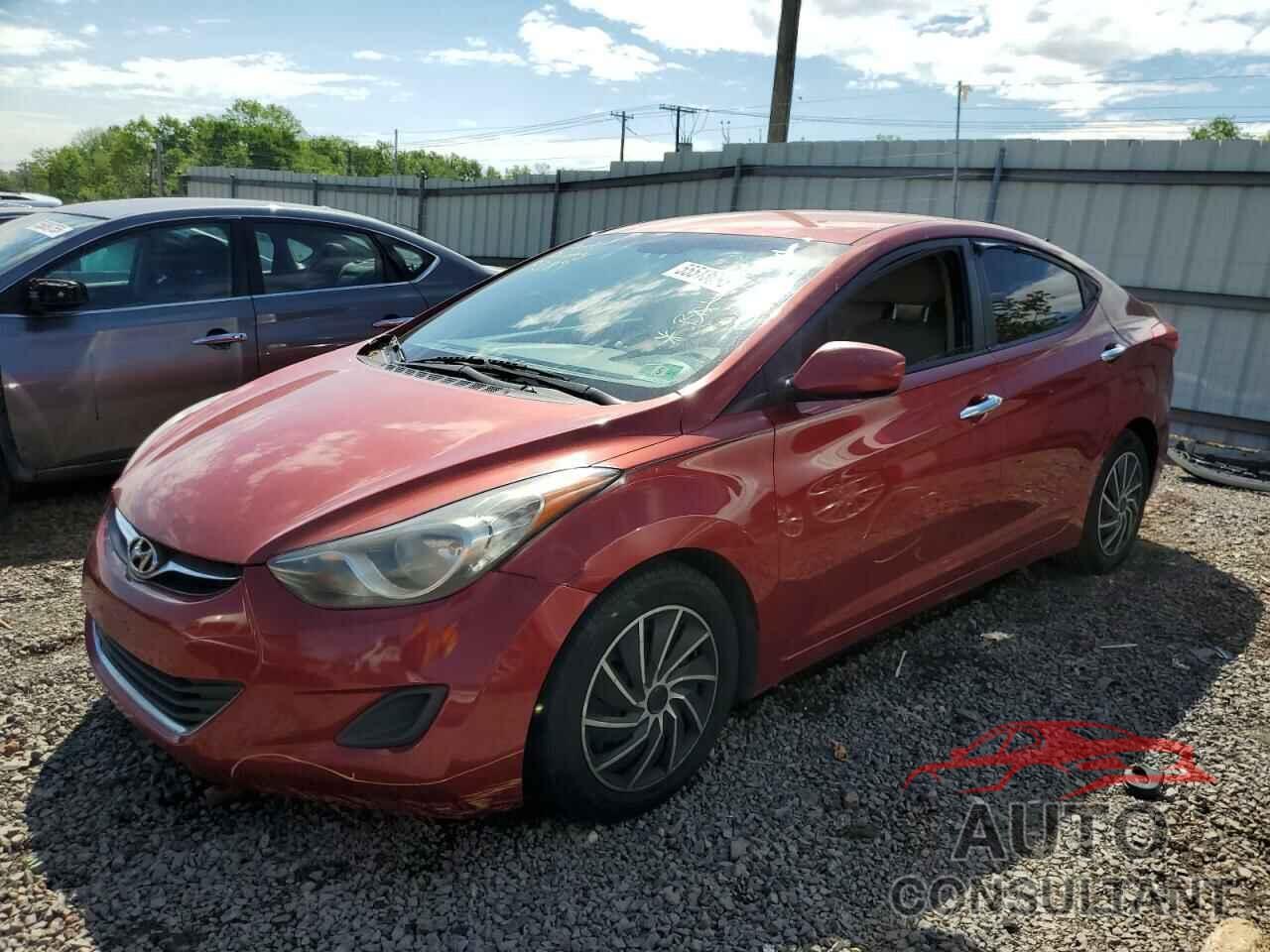 HYUNDAI ELANTRA 2012 - KMHDH4AE4CU468706