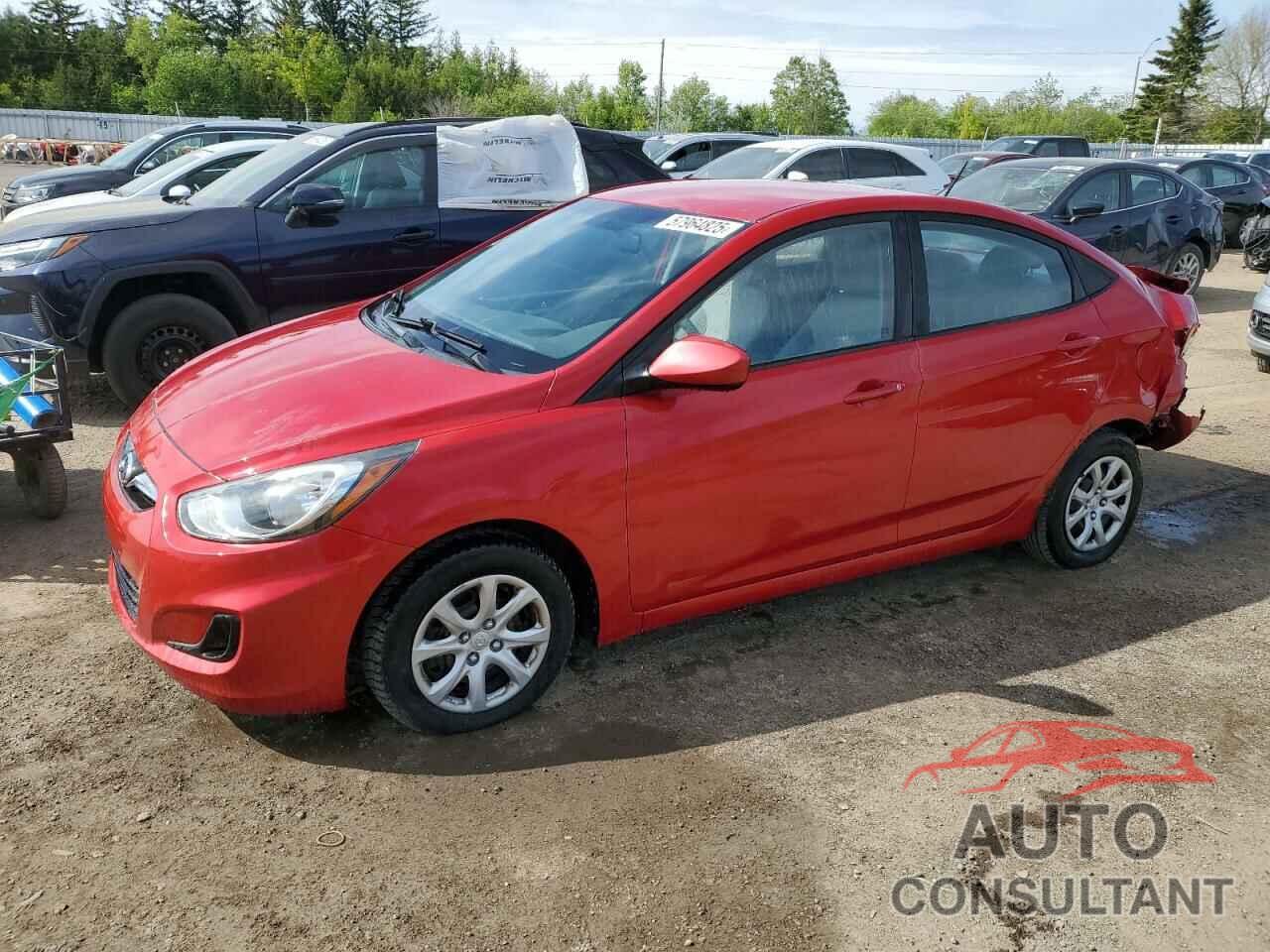 HYUNDAI ACCENT 2012 - KMHCT4AE3CU236513