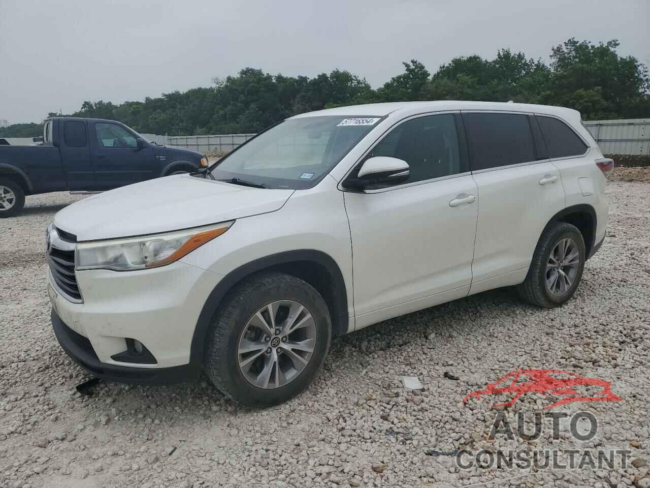 TOYOTA HIGHLANDER 2016 - 5TDZKRFH0GS163550