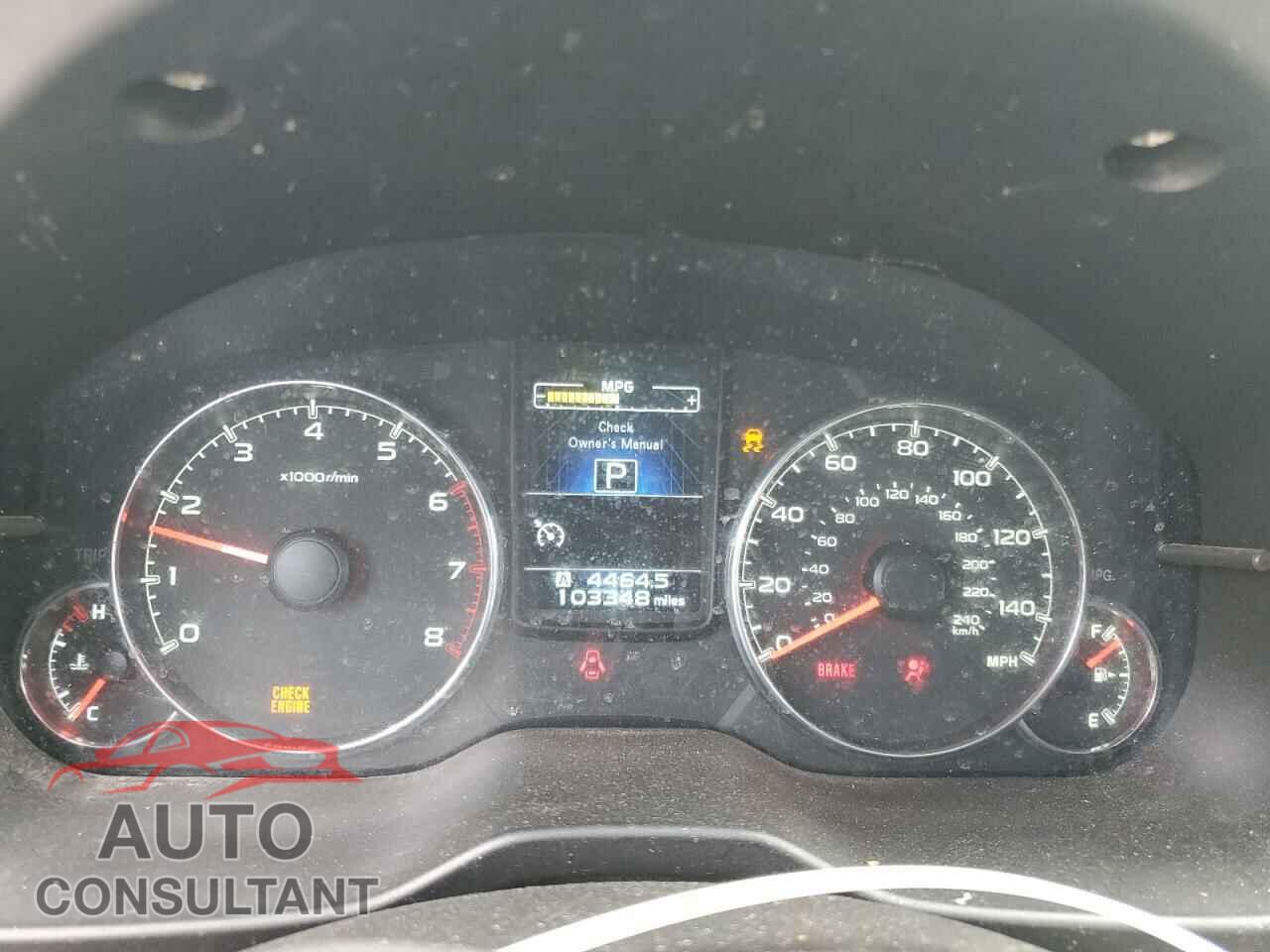 SUBARU OUTBACK 2013 - 4S4BRBKC8D3323603
