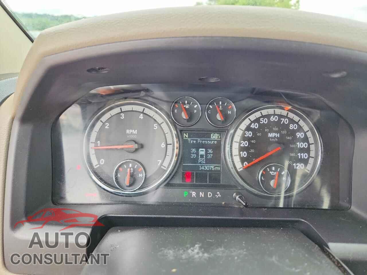 DODGE RAM 1500 2012 - 1C6RD7GT0CS115394