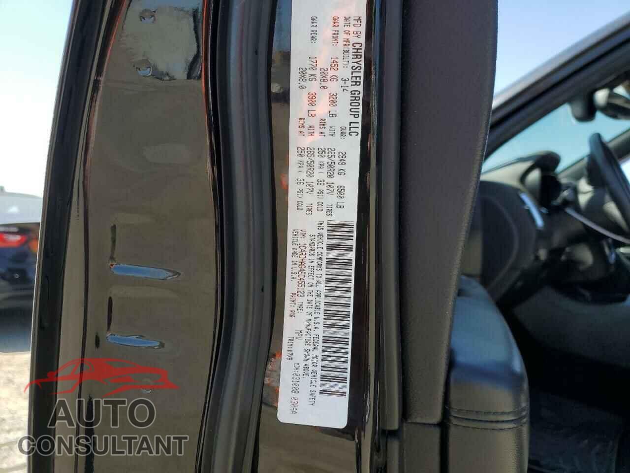 DODGE DURANGO 2014 - 1C4RDHAG4EC455123