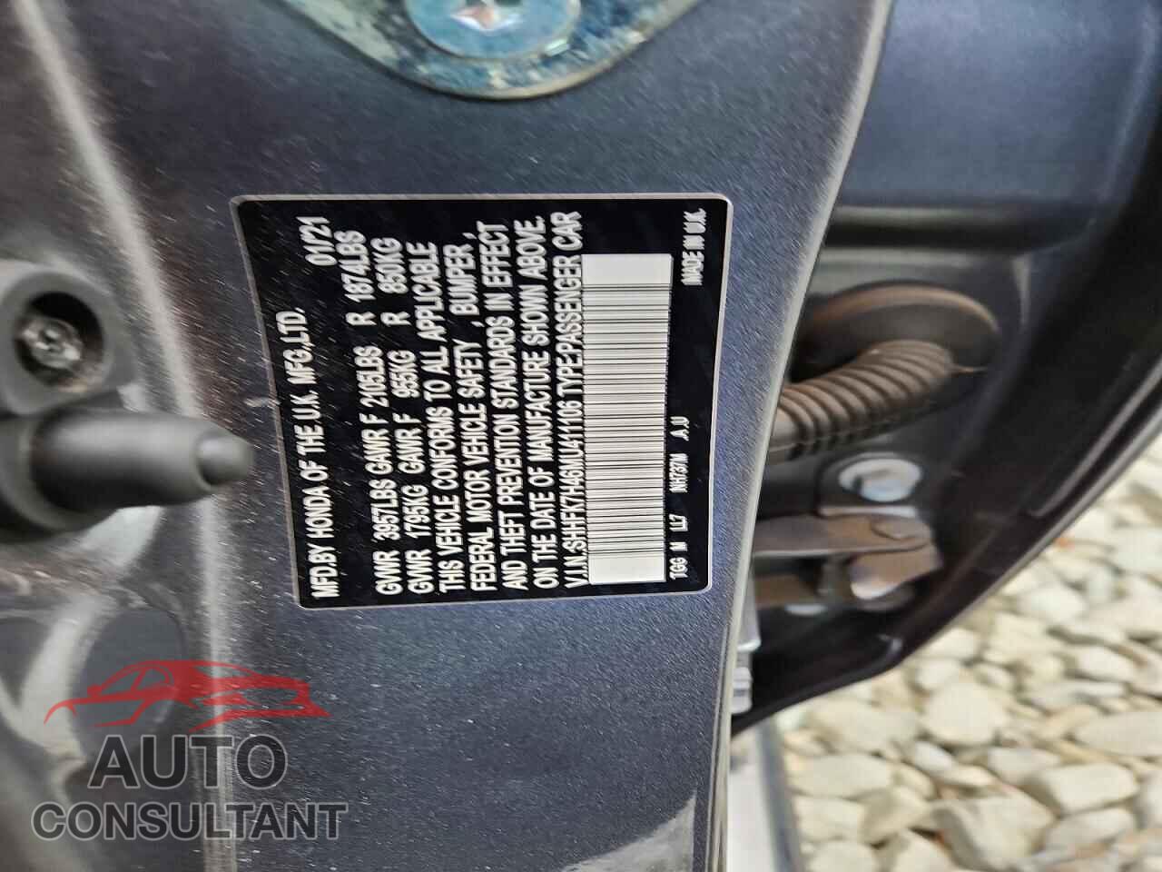 HONDA CIVIC 2021 - SHHFK7H46MU411106