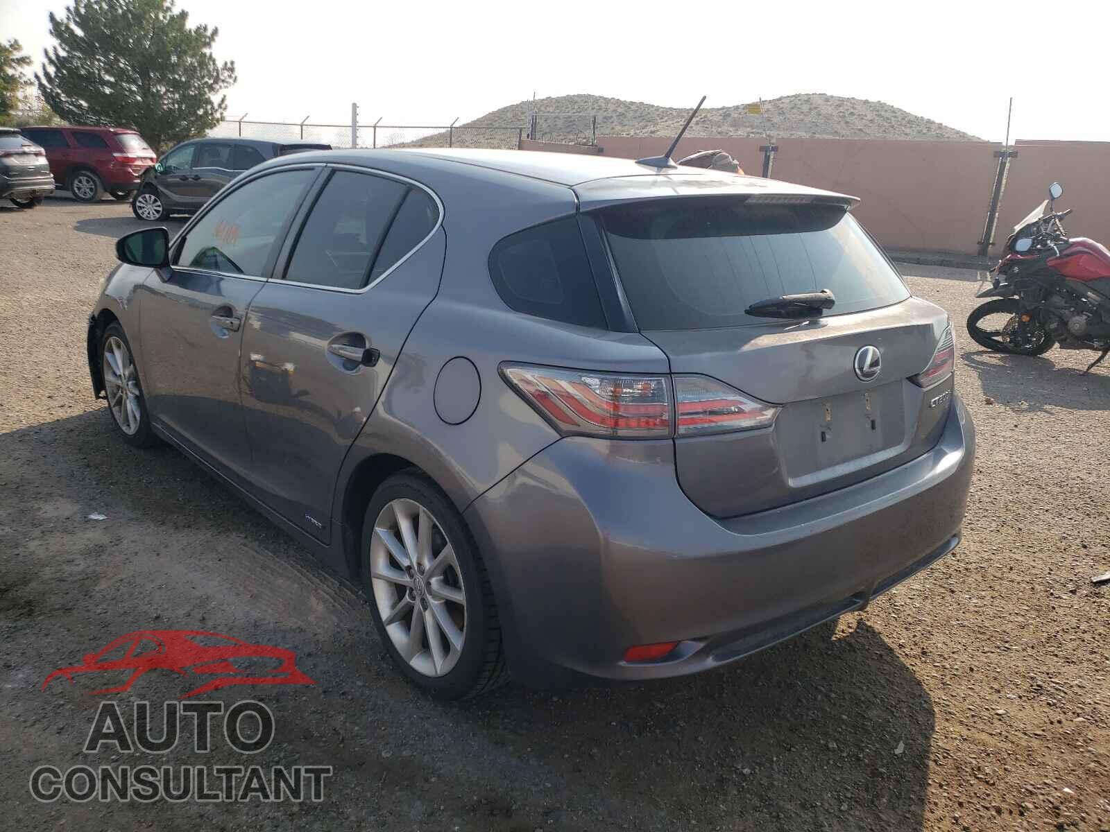 LEXUS CT 200 2012 - JTHKD5BH6C2112211