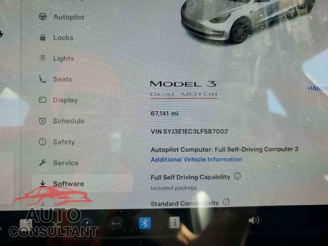TESLA MODEL 3 2020 - 5YJ3E1EC3LF587002