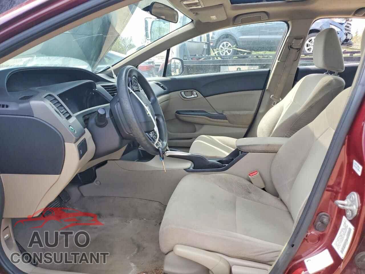 HONDA CIVIC 2012 - 2HGFB2F8XCH541555